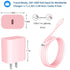for i Phone Fast Charger, 2Pack for i Phone 14 USB C Power Wall Charger with 6FT Cable, for Liightning Cable Compatible with Phone 13/13 Pro Max/1...