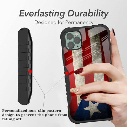 LANJINDENG XR Case Green Grey Shark Design for Boys Men, Military Grade Shockproof Bumper Anti-Scratch Heavy Duty Protection Case...