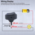 Twidec/5Pcs LED Lighted Rocker Switch Toggle 12V 30A SPST 3 Pin On-Off Blue Round Dot Switch for Car Boat Marine ASW-20D-BU...