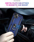 Phone Case for iPhone 14 Plus Case iPhone 14 Plus Phone Case with Stand with Ring Support Magnetic Car Mount Case for iPhone 14 Plus (Blue)...