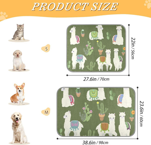 Dog Cooling Mat Ice-Cold Pad for Cat Small Pet Summer Sleeping Mat Cute Travel Cooling Fiber Cool Down Breathable Comfortable Folding Storage Alpa...