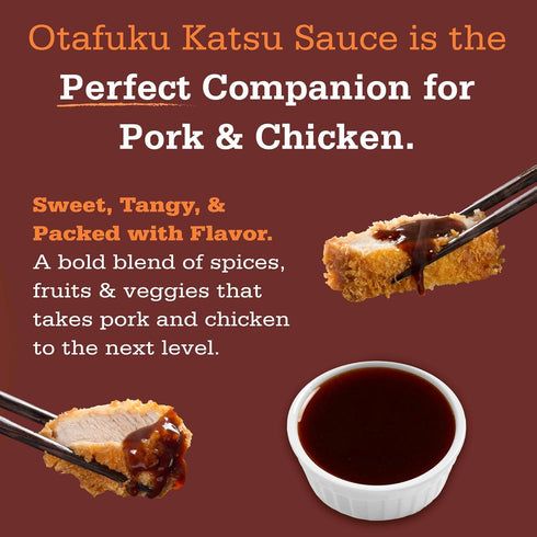 Otafuku Japanese Tonkatsu Sauce, Rich and Savory Katsu Sauce for Japanese Fried Pork Cutlets, Gluten Free and Vegan (14 Ounces)...