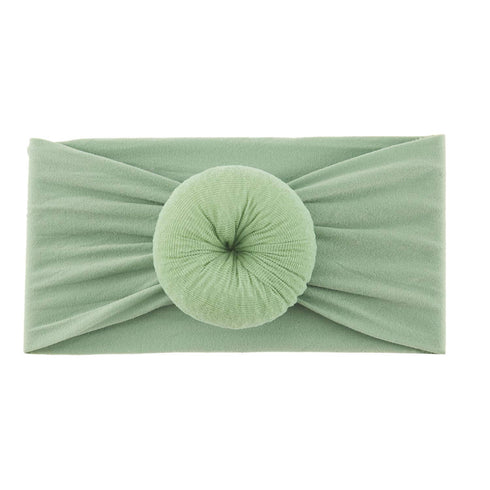 Lawie 12 PACK Elastic Stretchy Super Soft Donut Top Knot Wide Nylon Headbands Hairband Turban Headwraps Hair Bows Accessories for Kids Toddler Inf...