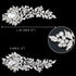 EVER FAITH Rhinestone Crystal 8 Inch Elegant Bridal Rose Flower Bud Brooch Clear Silver-Tone...