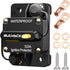 50 Amp Circuit Breaker with Manual Reset for Car Marine Trolling Motors Boat ATV Manual Power Protect for Audio System Fuse, 12V-48V DC (50A)...