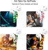Glowing Sticker Case Cover Accessories for AirPods 2nd Generation, Funny AirPods 2 Skin Wrap for Boys? Girls, Parties and Workouts, Air Pod Decal ...