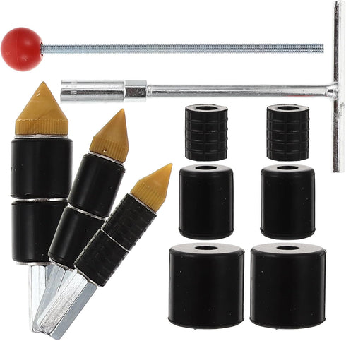 Tofficu 1Set Universal Hot-melt Water Stop Pin Stainless Steel Tube Water Stop Needle for Wall Corners Plugging with Water Repair Plumbing...