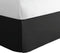 TODAY'S HOME Classic Tailored Bed Skirt Dust Ruffle, Microfiber, 14" Drop Length, King, Black...