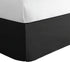 TODAY'S HOME Classic Tailored Bed Skirt Dust Ruffle, Microfiber, 14" Drop Length, King, Black...