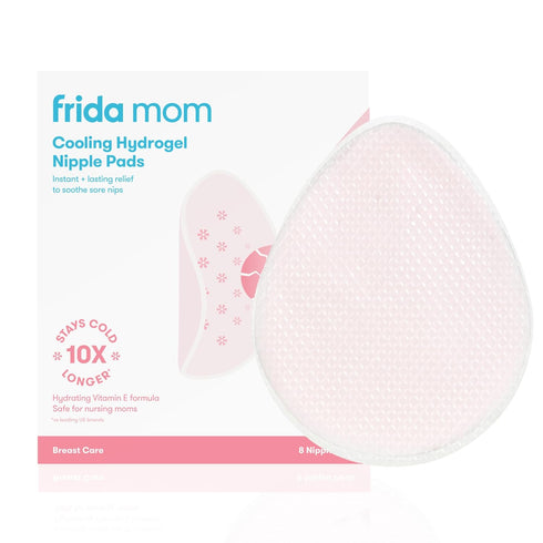 Frida Mom Nursing Pads, Cooling Hydrogel Nipple Pads for Hydration and Soothing Sore Nipples, Breastfeeding Essentials, 8ct...