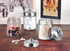 Amolliar Apothecary Jars Bathroom Vanity Organizer -Countertop Canister Jar with Storage Lid - Qtip Dispenser Holder Glass for Qtips,Cotton Swabs,...