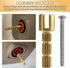 970-0770 Stem Adapter with Screw, for Faucet, Plumbing Equipment Replacement, Brass- 2 Pcs...