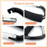 JIALEEY Grocery Bag Shopping Bag Holder Handle Carrier Tool Multi Purpose Snap Hook Stroller Hook Set Organizer Accessories with Soft Foam Grip fo...