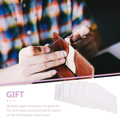 TEHAUX 600pcs Diamond Paper Quilting Templates, Handmade English Paper Piecing Templates Patchwork Paper Templates for DIY Patchwork Sewing Crafts...