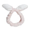 Beauty Concepts Cute Bunny Ears Spa Headband - Soft, Adjustable, and Adorable Hair Accessory for Skincare and Makeup Routines...