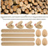 12PCS Wood Hand Percussion Shakers Musical Instruments for Kids Toddler Natural Wooden Percussion Toy Set for Gift, 4PCS Egg Shakers,4PCS Musical ...