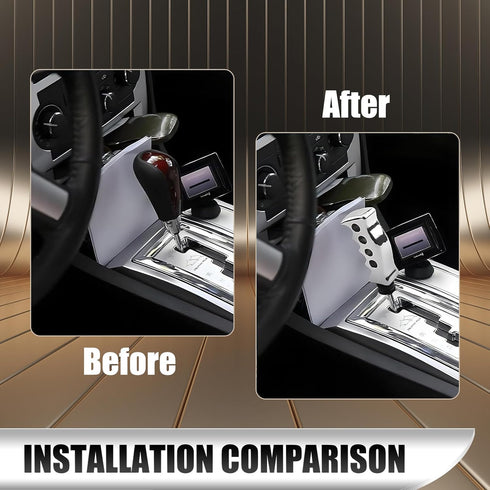 Pack-1 Car Manual Transmission Gear Shift Tip Kit, Knife Grip Handle Shift Knob, Automobile Interior Supplies, Universal for Most Cars, Trucks and...