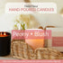 FIELD FLEUR Peony Blush Scented Candle – Luxury 12oz Soy Wax, 2-Wick Handwoven Glass Jar, Sandalwood,Pink Peppercorn with Rose Blooms & Jasmine– S...