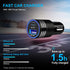 USB C Car Charger, 30W Fast Car Phone Charger Adapter 3FT USB C to USB C Cable for iPhone 15/15 Pro/15 Pro Max/15 Plus, Samsung S24 S23, Google Pi...