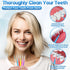 300 Pcs Interdental Brushes for Braces, 6 Size Soft and Bendable Braces Brush for Cleaning, Toothpick Dental Tooth Flossing Head Oral Dental Hygie...