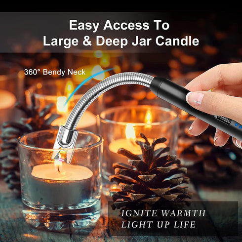 USB Electric Arc Lighter Rechargable (Black)...