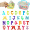 Alphabet Letters Learning Suction Toys: ABC Silicone Baby Bath Toys, Bathtub/Windows/Car/Travel Toys for Toddlers 1-3, Preschool Educational Monte...
