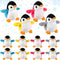 12 Pieces Christmas Mini Plush Penguin Stuffed Toys Animal, Cute Small Baby Penguin Stuffed Doll Keyholder Bag Pendant Christmas Birthday Party Fa...