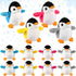 12 Pieces Christmas Mini Plush Penguin Stuffed Toys Animal, Cute Small Baby Penguin Stuffed Doll Keyholder Bag Pendant Christmas Birthday Party Fa...