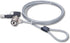 Manhattan Laptop Lock - with 4.6 ft Security Cable, K-Slots, Radial Lock Design with 2 Keys Included - For Computer, Notebook, Displays, Projector...