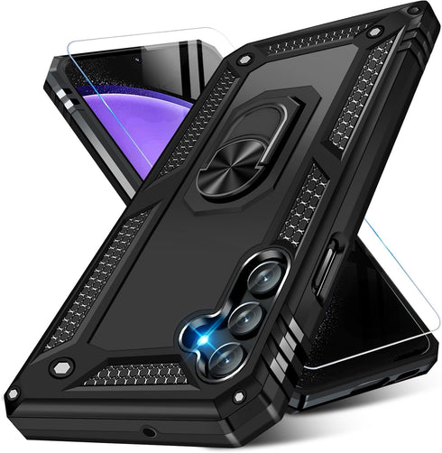 for Samsung Galaxy S23 FE Case with Screen Protector, Military Grade Rugged Shockproof Heavy Duty Galaxy S23 FE Protective Cover for Samsung S23 F...