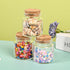 4PCS 50ml Small Empty Glass Bottle with Cork Stopper Storage,Small Glass Bottle Jars for DIY Art Crafts Projects Decoration Party Supplies and Wed...