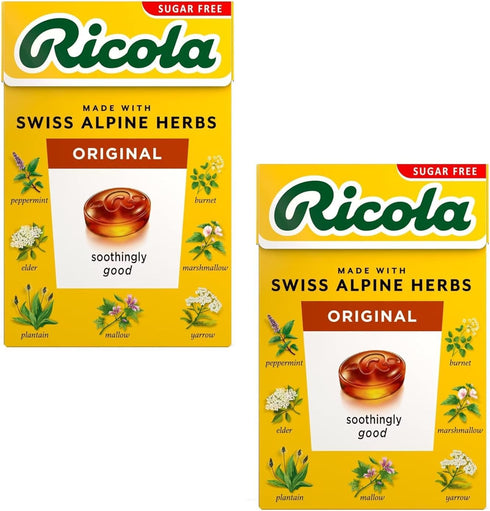 Ricola Original Swiss Herbal Sweets 45 g (Pack of 5)...