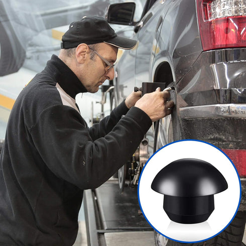 25 Pack 8mm Bottle/Floor Jack Oil Filler Plug Bung, Horizontal Jack Plugs Rubber Reservoir Oil Filler Plug, Horizontal Hydraulic Top Pressure Rod...