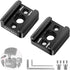 NEEWER 4 Pack Cold Shoe Mount Adapter, Cold Shoe Bracket with 1/4" Thread, Compatible with SmallRig DSLR Camera Cage Microphone LED Light Monitor ...