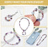 KINGSHINE 1000pcs 4/6/8mm Purple Color Briolette Crystal Glass Beads for Jewelry Making Supply,Round Rondelle Faceted Spacer Beads,Crystal Beads f...