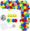 Red Blue Yellow Green Balloon Garland Kit, 121PCS Red Green Blue Yellow Balloons for Toy Video Game Transportation Robot Street Spider Hero Birthd...