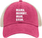 Mama Mommy Mom Bruh Mothers Day baseball cap women's hat AllBlack dad hat Gifts for Men Outdoor Hat...