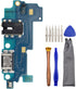 USB Charging Port Replacement Part Assembly Board for Samsung Galaxy A31 SM-A315F with Microphone Headphone Jack and Tool Kit...