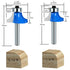 Roundover Edging Router Bit Set 1/4 Inch Shank Router Bit Set, Carbide Roundover Bits for Rounding Edge Forming, Woodworking Milling Tools Corner ...