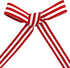 Morex Ribbon Striped Polyester Grosgrain Ribbon, Party Decorations, Gift Wrapping, Fun Patterns, 7/8" by 20 yd., Red...