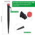 Kalolary 20PCS Drip Emitters for Irrigation, 1/4 Inch Drip Irrigation Emitters Parts 360 Degree Adjustable Water Flow Sprayer with Stake for 4/7mm...