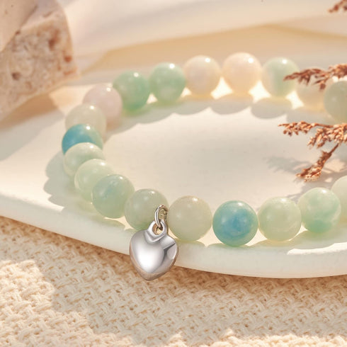 HGDEER Get Well Soon Gifts, Natural Stone Amethyst Bracelet for Women Men...