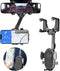 Seltureone Rear View Mirror Phone Holder, 360° Rotatable and Retractable Car Phone Holder Universal Rearview Car Phone Mount for All Mobile Phones...