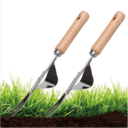 Hand Weeder Tool,Stainless Steel Manual Weed Puller Bend-Proof,Premium Gardening Tool for Easy Weed Removal and Deeper Digging 2 Pcs…...