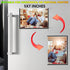 Black Magnetic Picture Frame 5X7 for Refrigerator-8 Pack,Black Photo Magnets Sleeves with Matte Film Cover,Less Reflection......