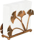 OwlGift Modern Ginkgo Leaves Design Napkin Holder for Tables, Metal Paper Napkin Storage for Kitchen, Stylish Paper Towel Dispenser, Mail Letter S...