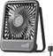 Koonie USB Desk Fan, Strong Wind Ultra Quiet Small Personal Fan with 180° Tilt Folding and 3 Speeds Adjustable, USB-C Corded Powered Mini USB Fan ...