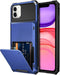 Vofolen Case for iPhone 11 Case Wallet 4-Card Holder ID Slot Flip Door Hidden Pocket Anti-Scratch Dual Layer Hybrid TPU Bumper Armor Protective Ha...