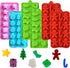 Christmas Shape Baking Mold Candy Mold Chocolate Molds including Christmas Tree Santa Head, Ideal for Christmas Party Home Baking DIY Crafts & Nov...