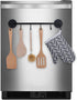 6 Hooks Magnetic Utensil Holder Untensil Rack Tool Hanger Organizer for Refrigerator, Metal Cabinet, Metal Stove, Grill, BBQ...